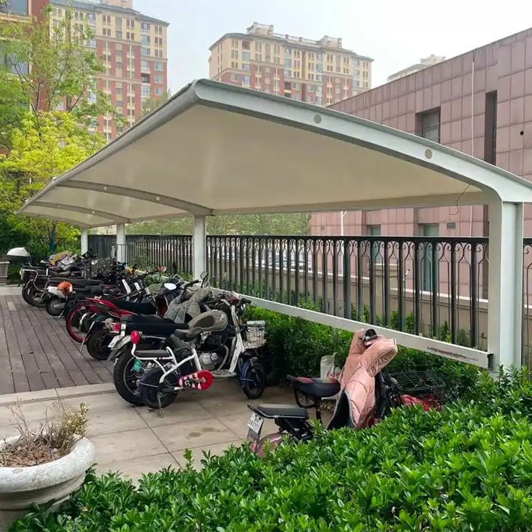 巩义市膜结构电动车棚